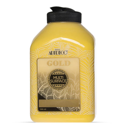 Artdeco Gold Multi-Surface Akrilik Boya 500ml Bal Sarısı 211