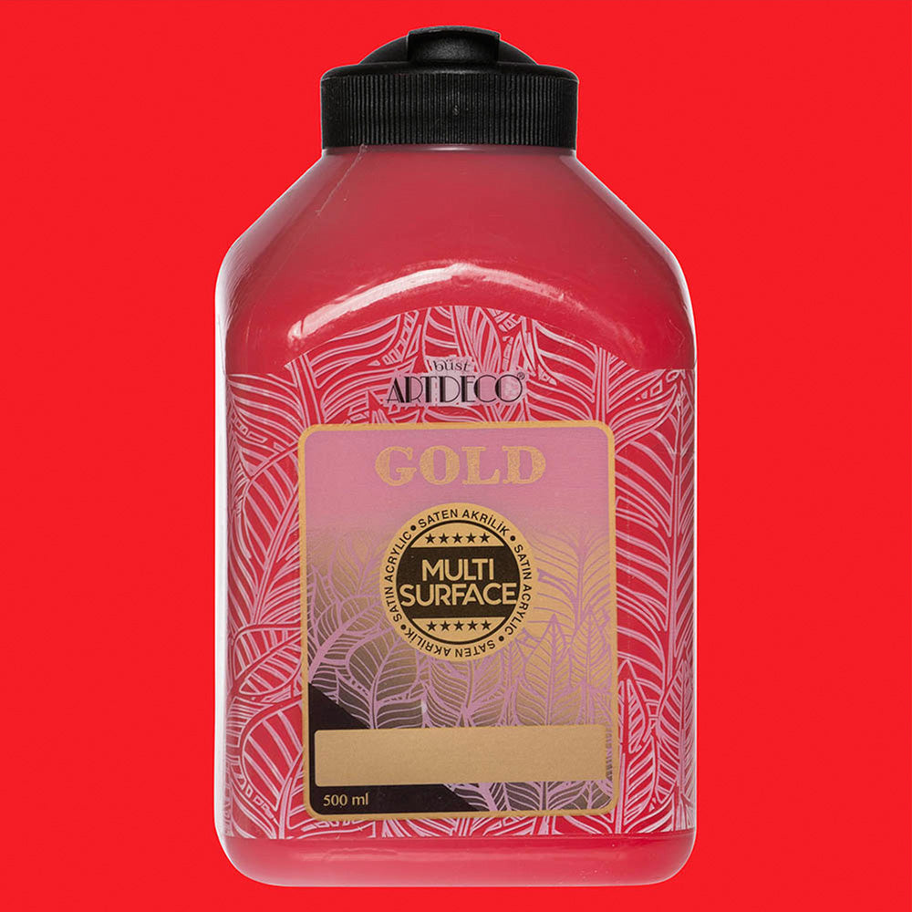 Artdeco Gold Multi-Surface Akrilik Boya 500ml Kırmızı 220