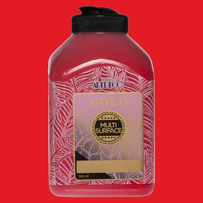 Artdeco Gold Multi-Surface Akrilik Boya 500ml Ateş Kırmızı 226