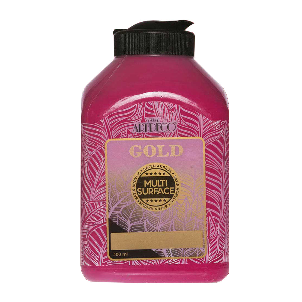 Artdeco Gold Multi-Surface Akrilik Boya 500ml İstanbul Kırmızısı 228