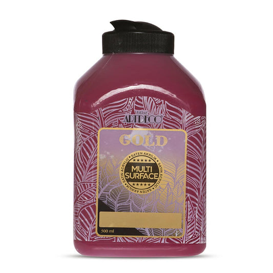 Artdeco Gold Multi-Surface Akrilik Boya 500ml Antik Kırmızı 230