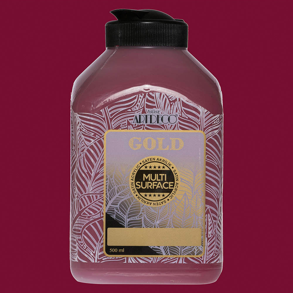 Artdeco Gold Multi-Surface Akrilik Boya 500ml Bordo 234