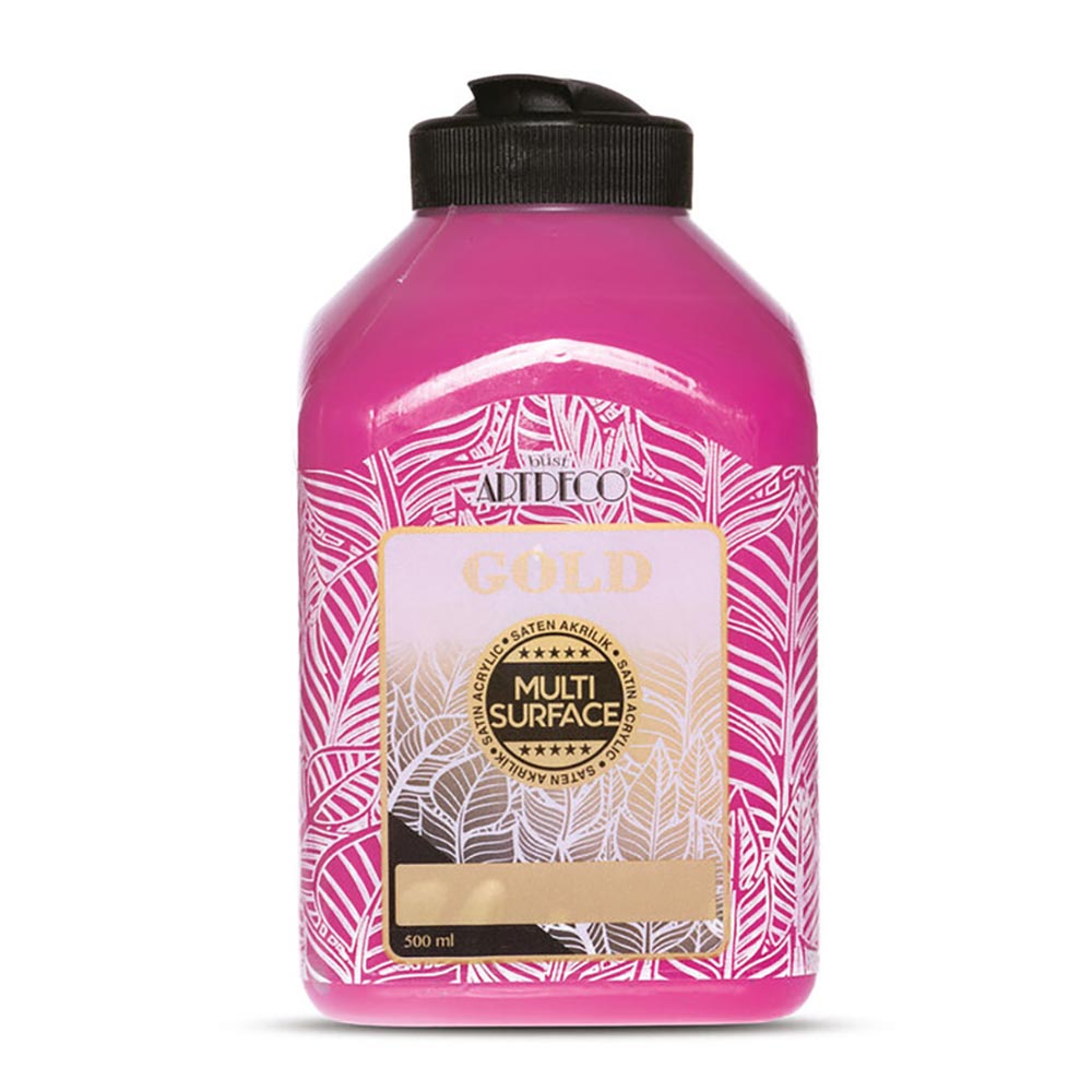 Artdeco Gold Multi-Surface Akrilik Boya 500ml Fuşya 242