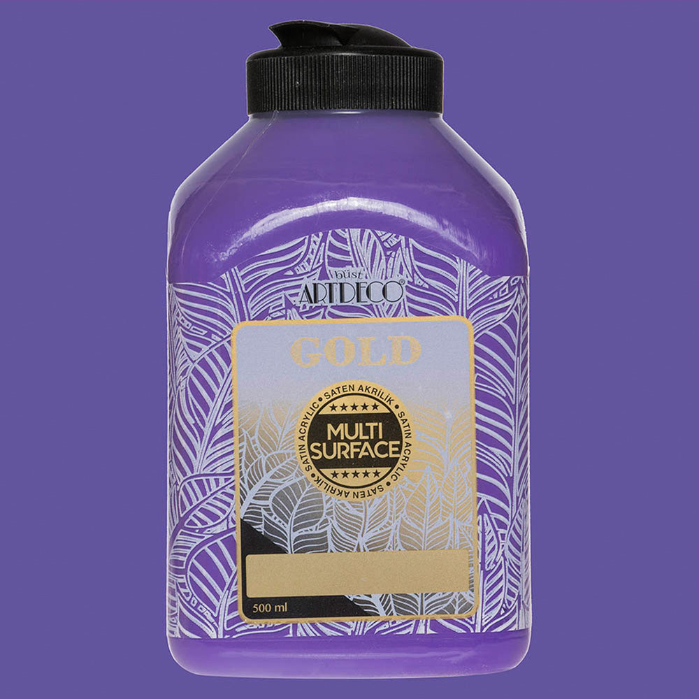 Artdeco Gold Multi-Surface Akrilik Boya 500ml Mor 250