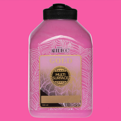 Artdeco Gold Multi-Surface Akrilik Boya 500ml Şeker Pembe 253