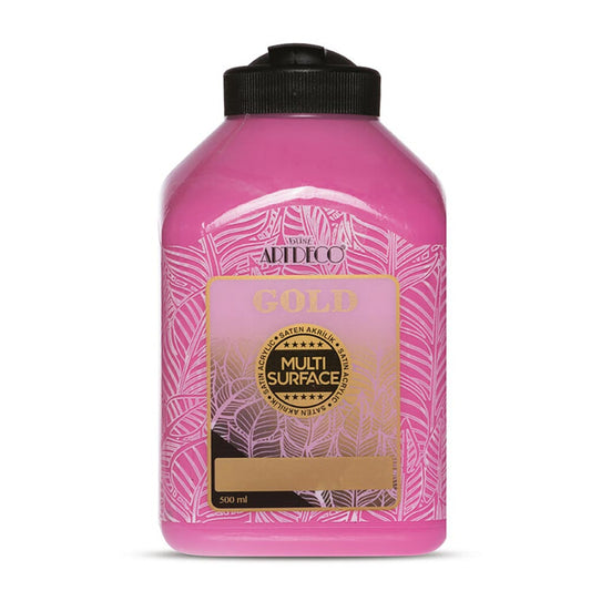 Artdeco Gold Multi-Surface Akrilik Boya 500ml Şeker Pembe 253