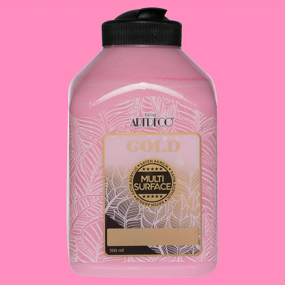 Artdeco Gold Multi-Surface Akrilik Boya 500ml Pembe 256