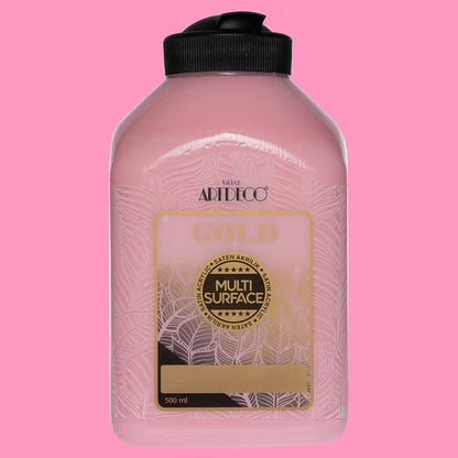 Artdeco Gold Multi-Surface Akrilik Boya 500ml Bebek Pembe 258