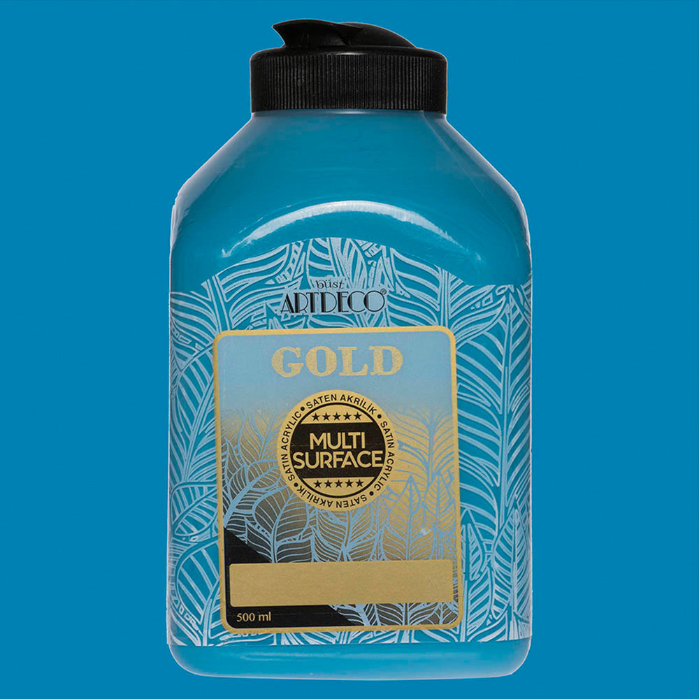 Artdeco Gold Multi-Surface Akrilik Boya 500ml Okyanus Mavi 276