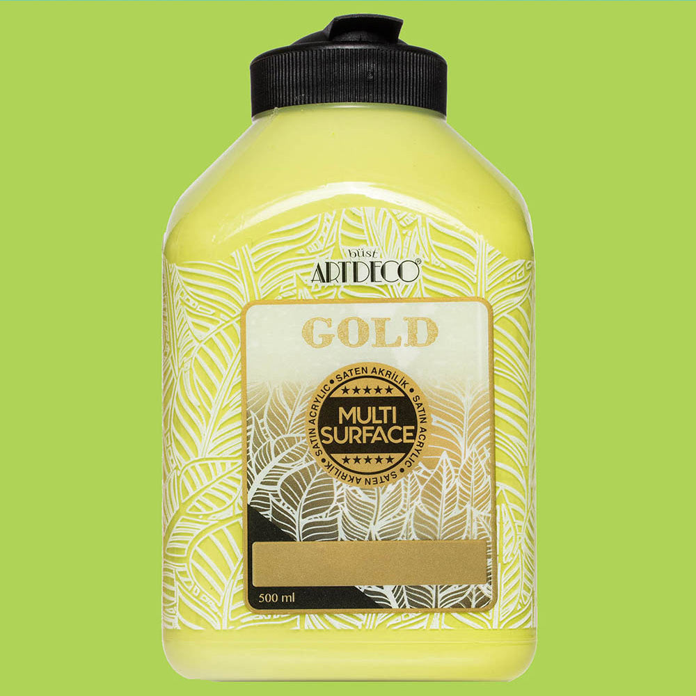 Artdeco Gold Multi-Surface Akrilik Boya 500ml Fıstık Yeşili 283