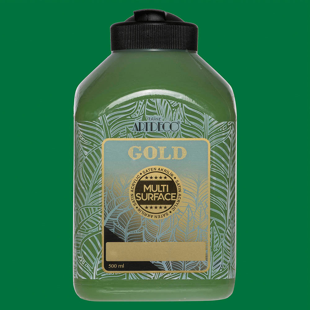 Artdeco Gold Multi-Surface Akrilik Boya 500ml Yaprak Yeşili 287