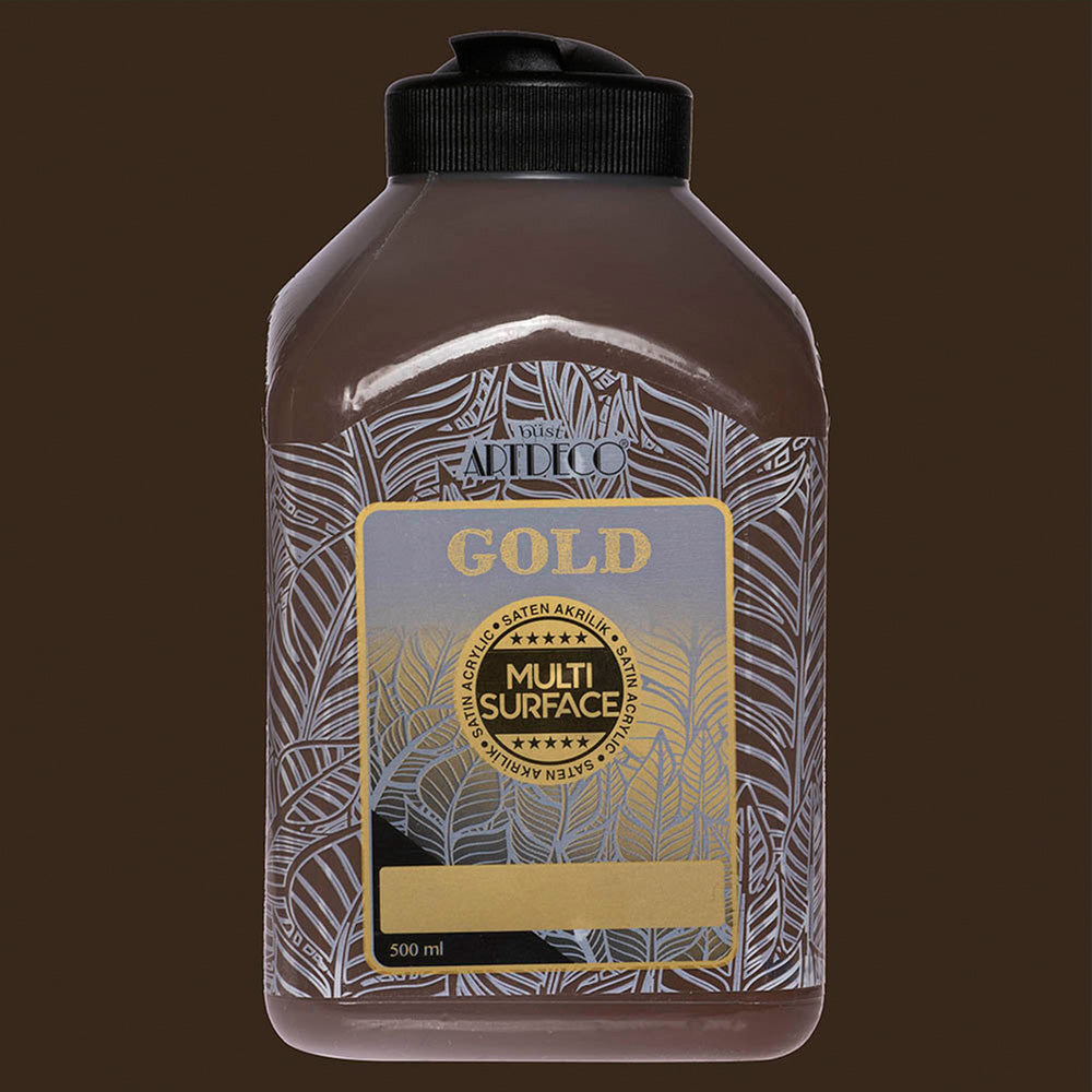 Artdeco Gold Multi-Surface Akrilik Boya 500ml Acı Kahve 293