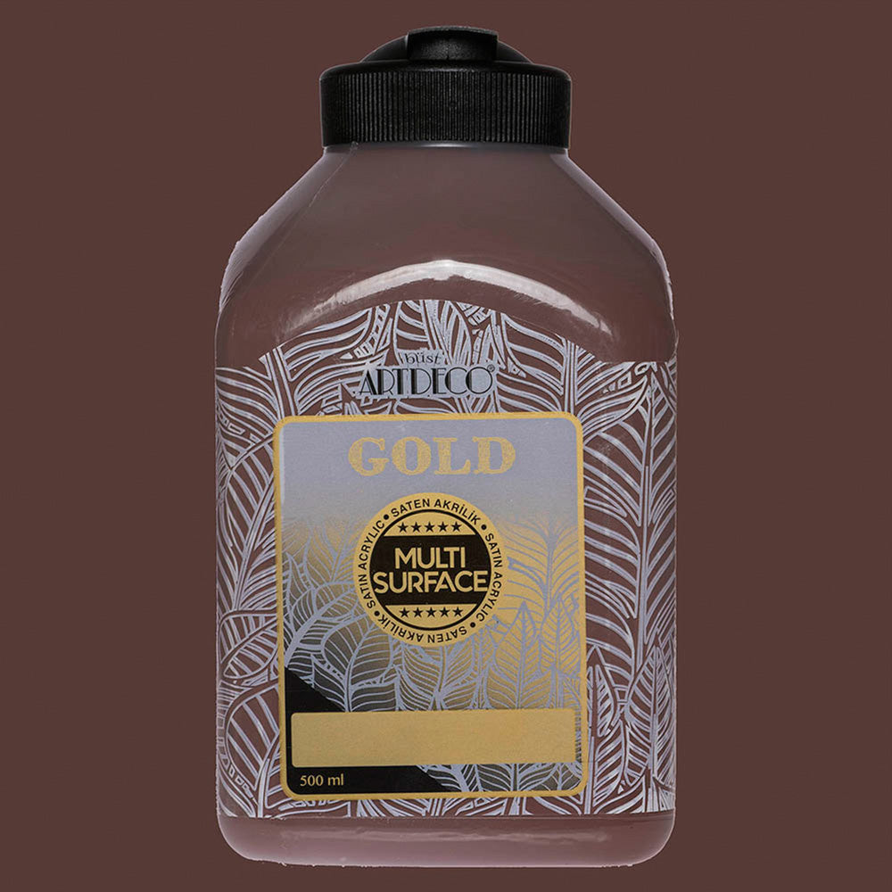 Artdeco Gold Multi-Surface Akrilik Boya 500ml Kahverengi 295