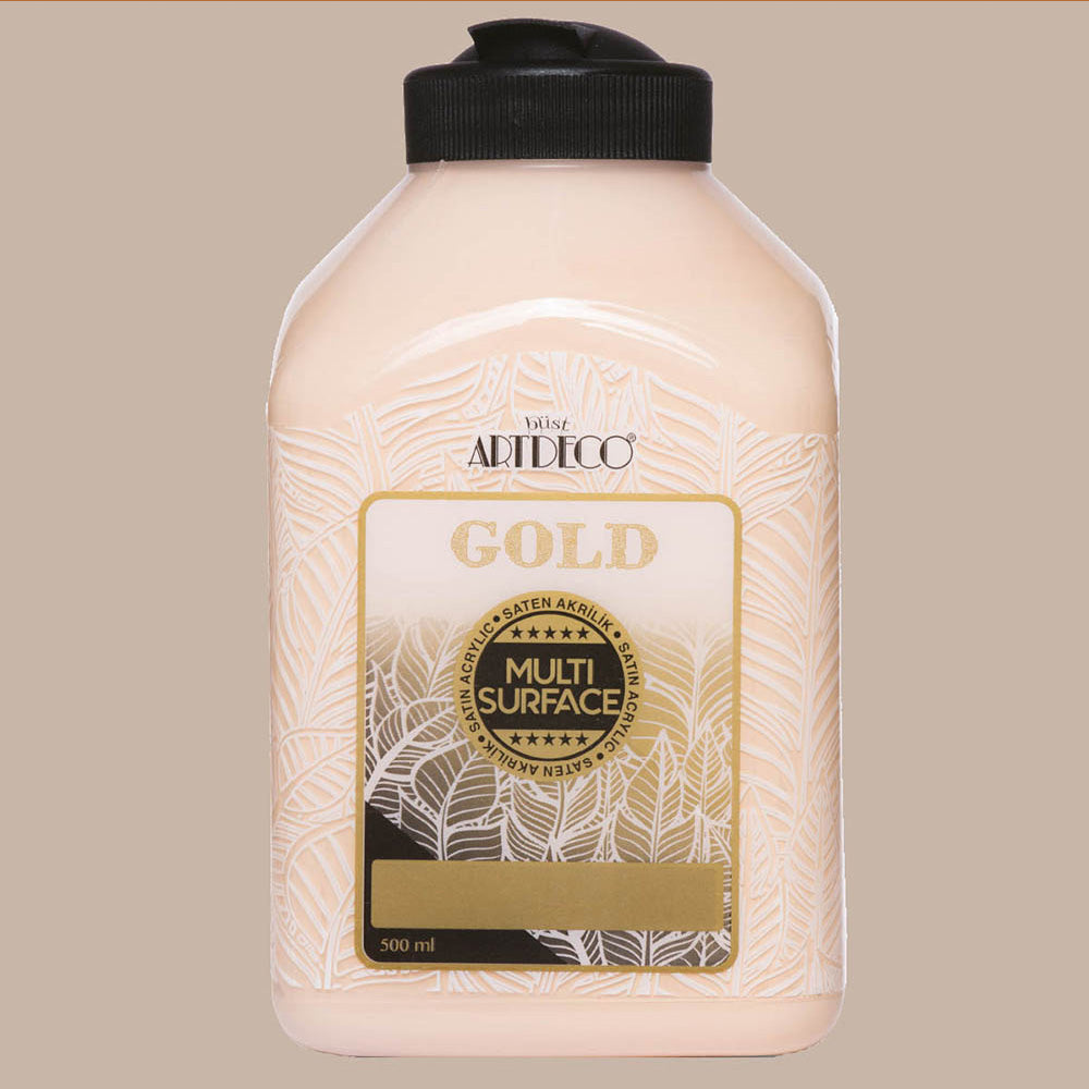 Artdeco Gold Multi-Surface Akrilik Boya 500ml Latte 305