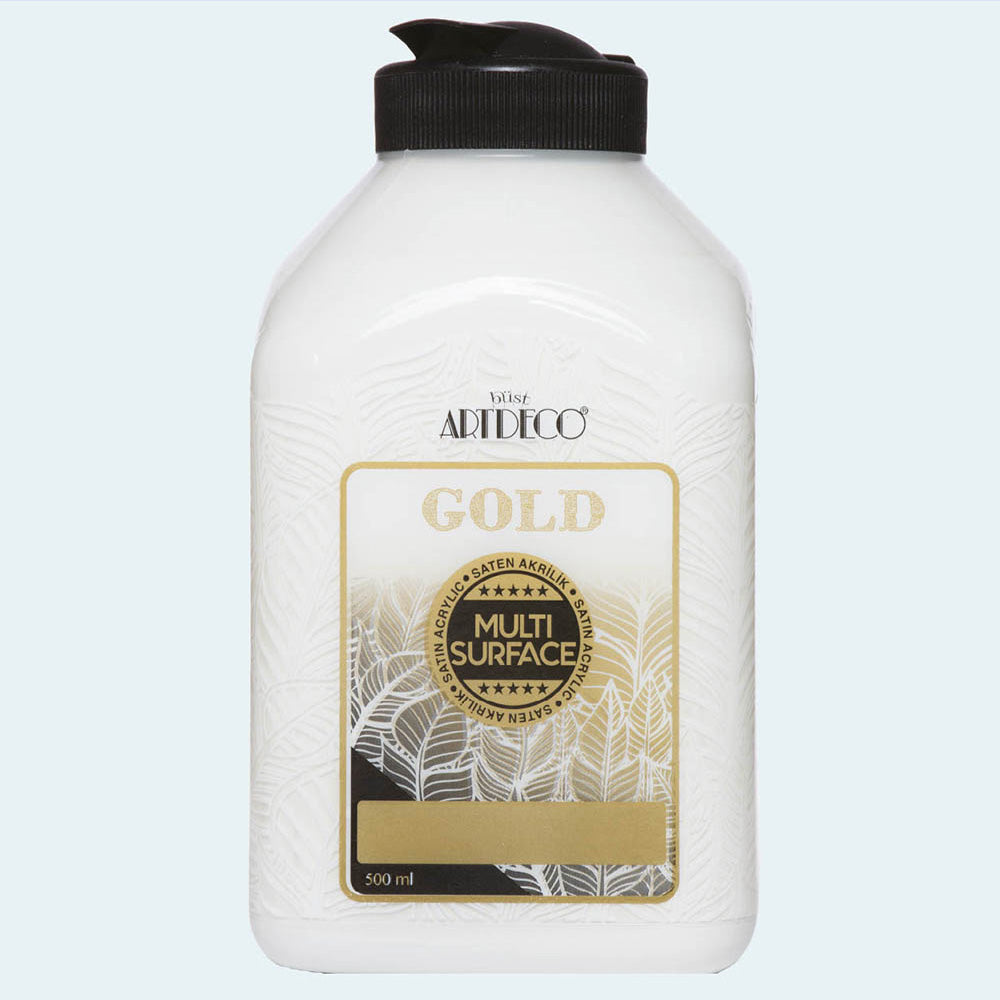 Artdeco Gold Multi-Surface Akrilik Boya 500ml Beyaz Sabun 336