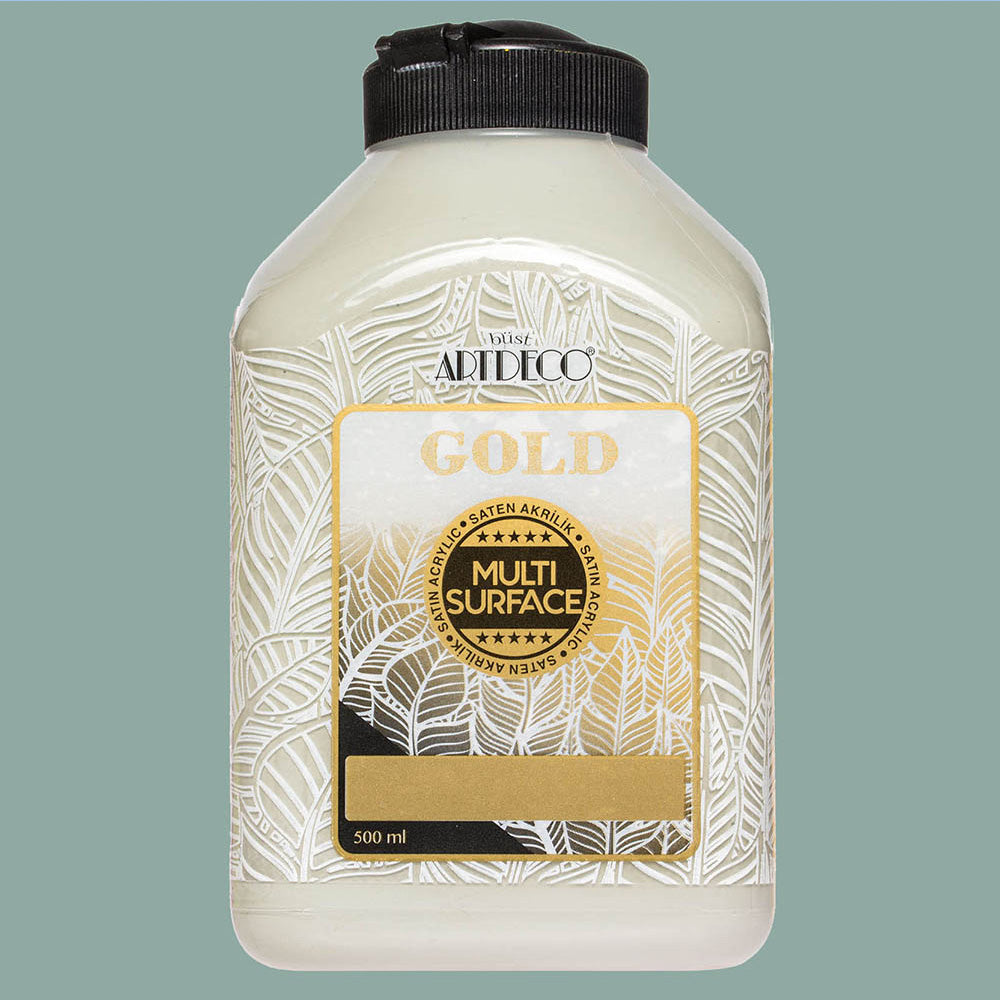Artdeco Gold Multi-Surface Akrilik Boya 500ml Koyu Zeytin 348