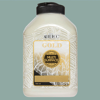 Artdeco Gold Multi-Surface Akrilik Boya 500ml Koyu Zeytin 348