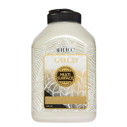 Artdeco Gold Multi-Surface Akrilik Boya 500ml Koyu Zeytin 348