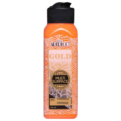 Artdeco Gold Multi-Surface Akrilik Boya 140ml Turuncu 215