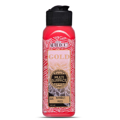 Artdeco Gold Multi-Surface Akrilik Boya 140ml Kırmızı 220