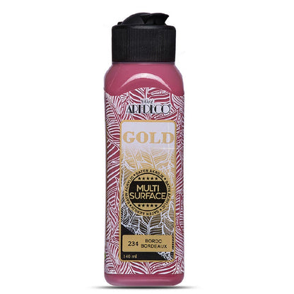 Artdeco Gold Multi-Surface Akrilik Boya 140ml Bordo 234