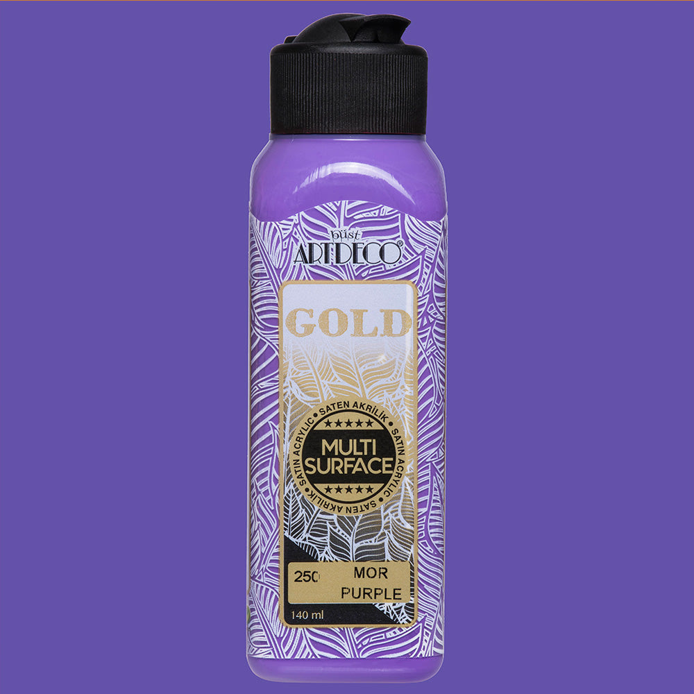 Artdeco Gold Multi-Surface Akrilik Boya 140ml Mor 250