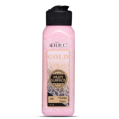 Artdeco Gold Multi-Surface Akrilik Boya 140ml Pembe 256
