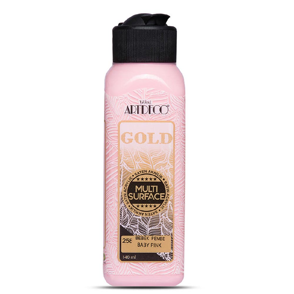 Artdeco Gold Multi-Surface Akrilik Boya 140ml Bebek Pembe 258