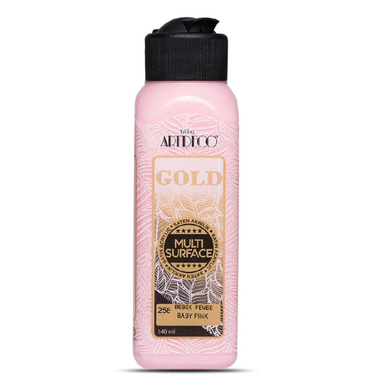 Artdeco Gold Multi-Surface Akrilik Boya 140ml Bebek Pembe 258