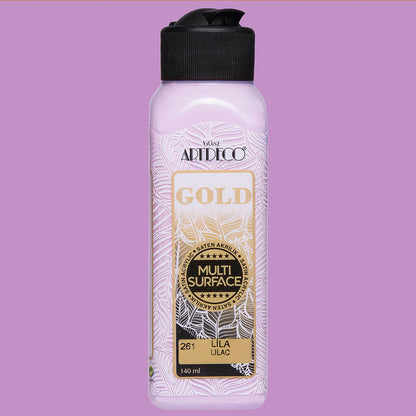 Artdeco Gold Multi-Surface Akrilik Boya 140ml Lila 261