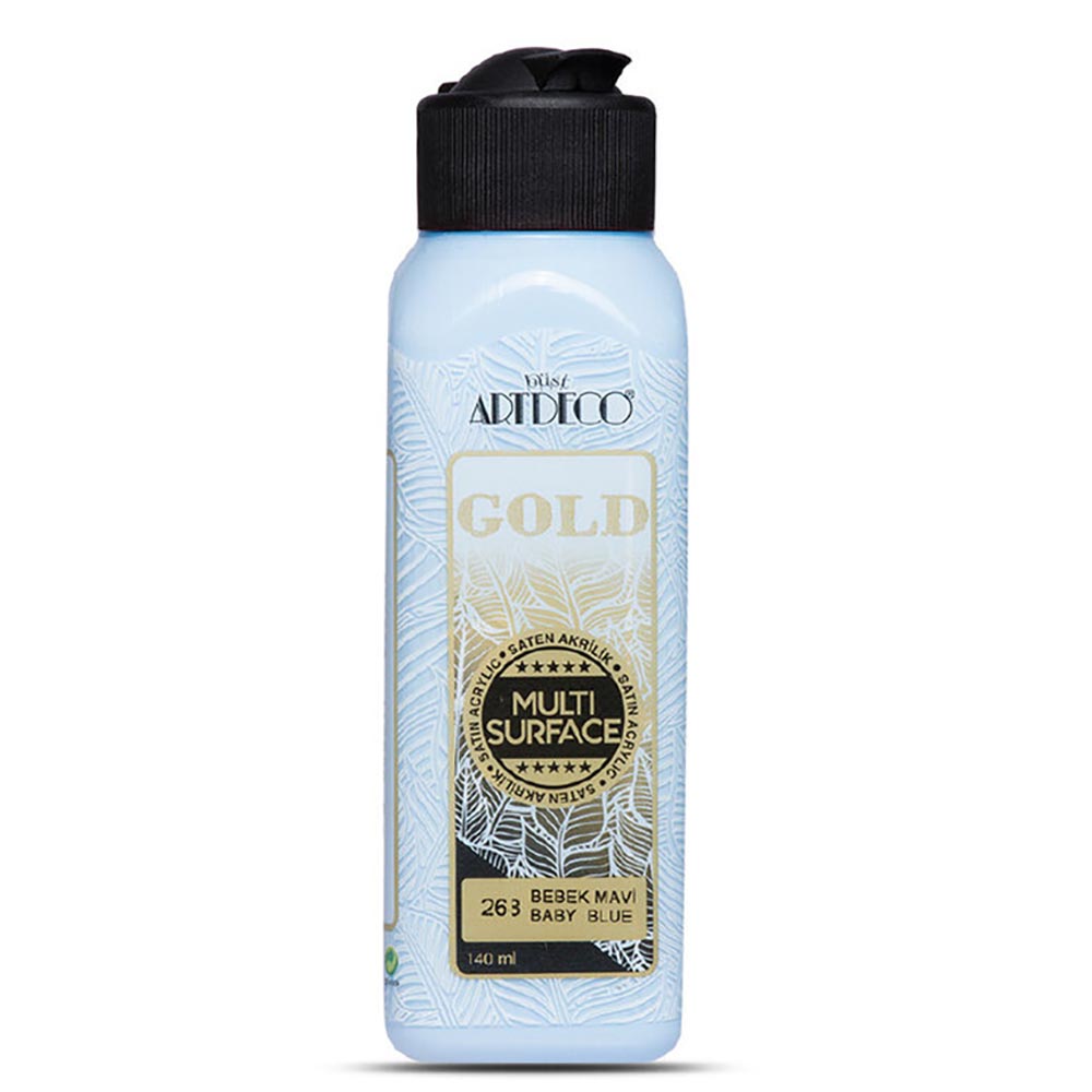 Artdeco Gold Multi-Surface Akrilik Boya 140ml Bebek Mavi 268