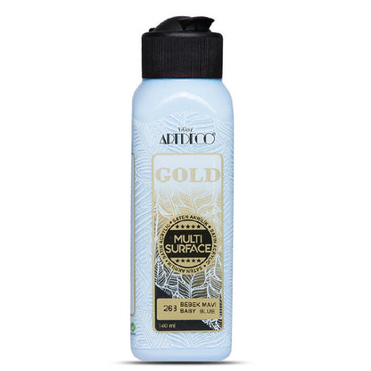 Artdeco Gold Multi-Surface Akrilik Boya 140ml Bebek Mavi 268