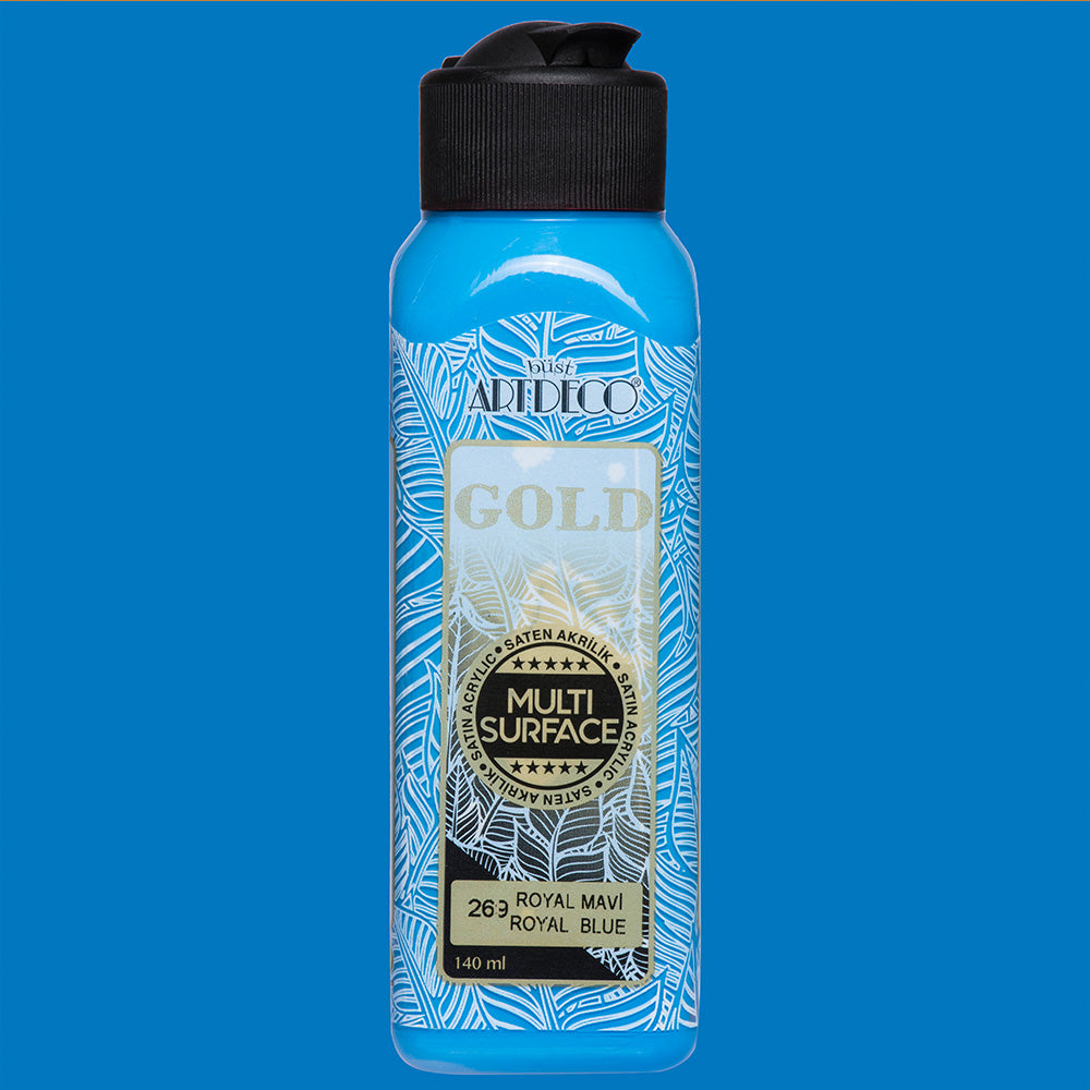 Artdeco Gold Multi-Surface Akrilik Boya 140ml Royal Mavi 269