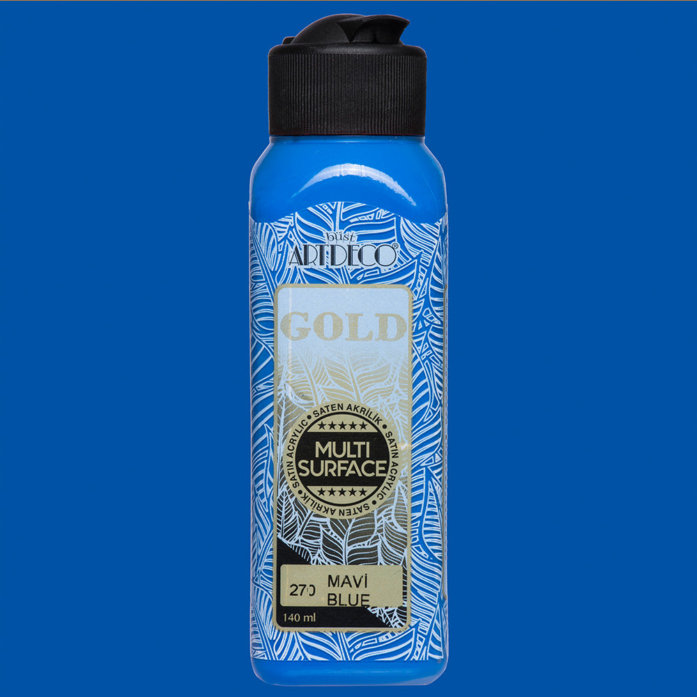 Artdeco Gold Multi-Surface Akrilik Boya 140ml Mavi 270