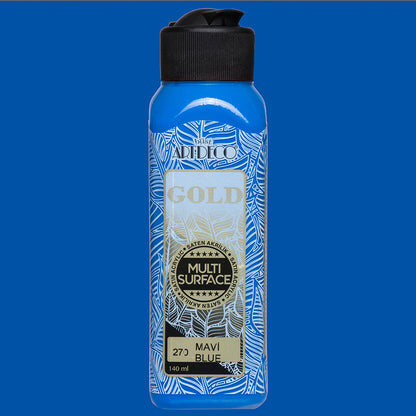 Artdeco Gold Multi-Surface Akrilik Boya 140ml Mavi 270