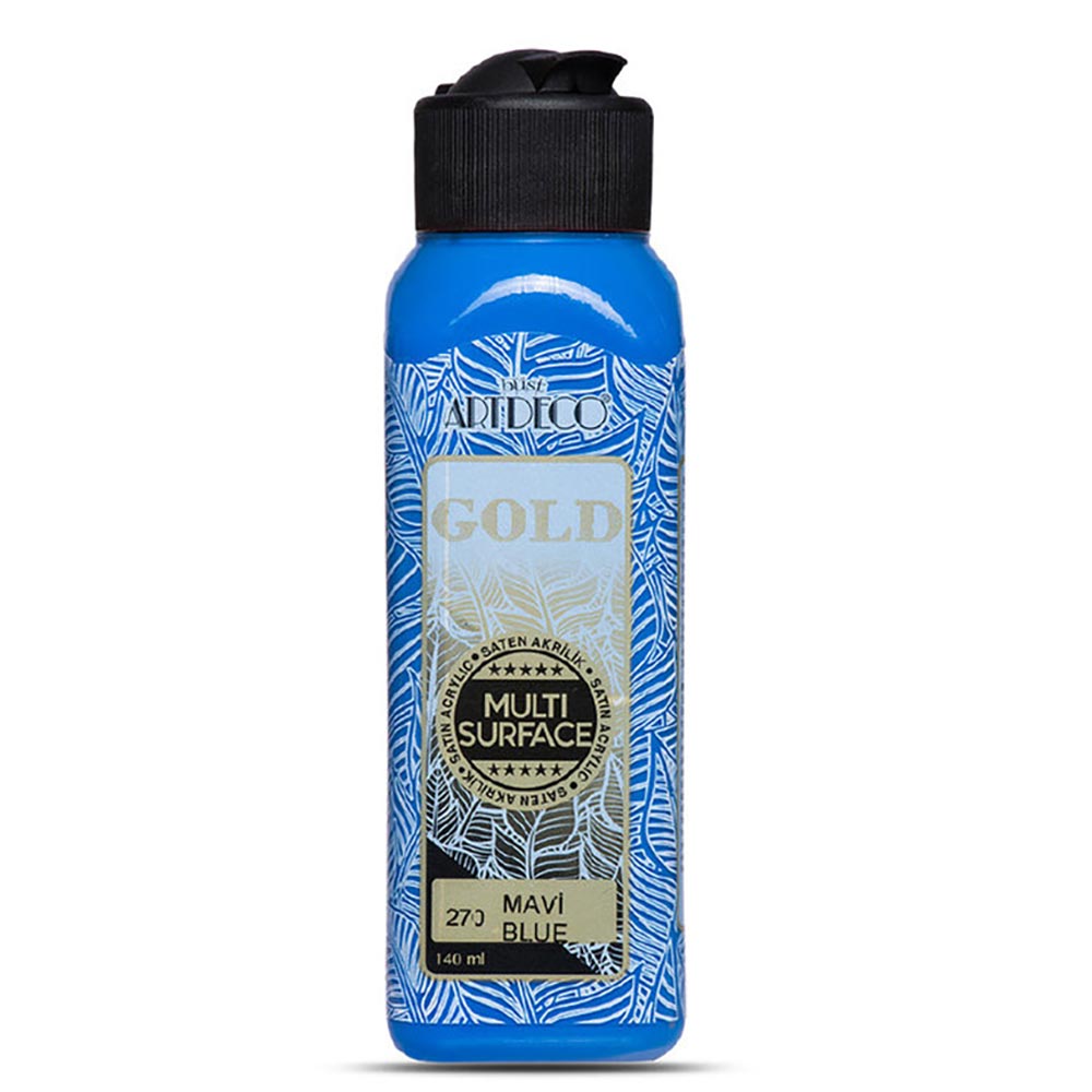 Artdeco Gold Multi-Surface Akrilik Boya 140ml Mavi 270