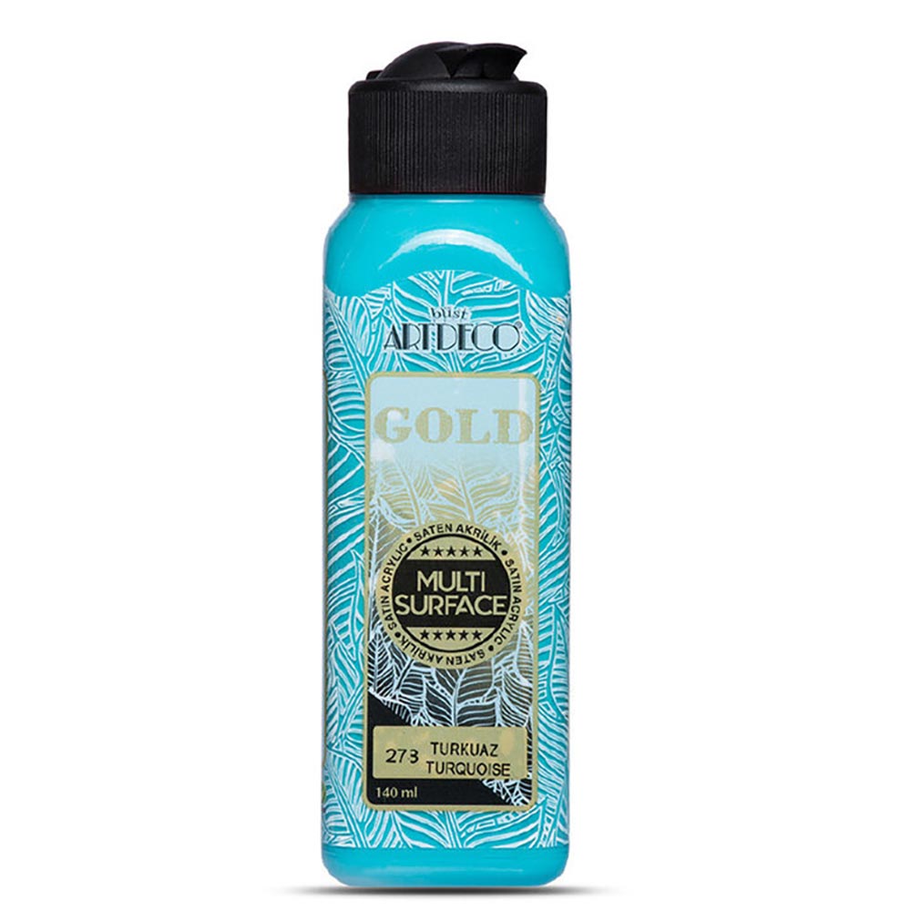 Artdeco Gold Multi-Surface Akrilik Boya 140ml Turkuaz 278