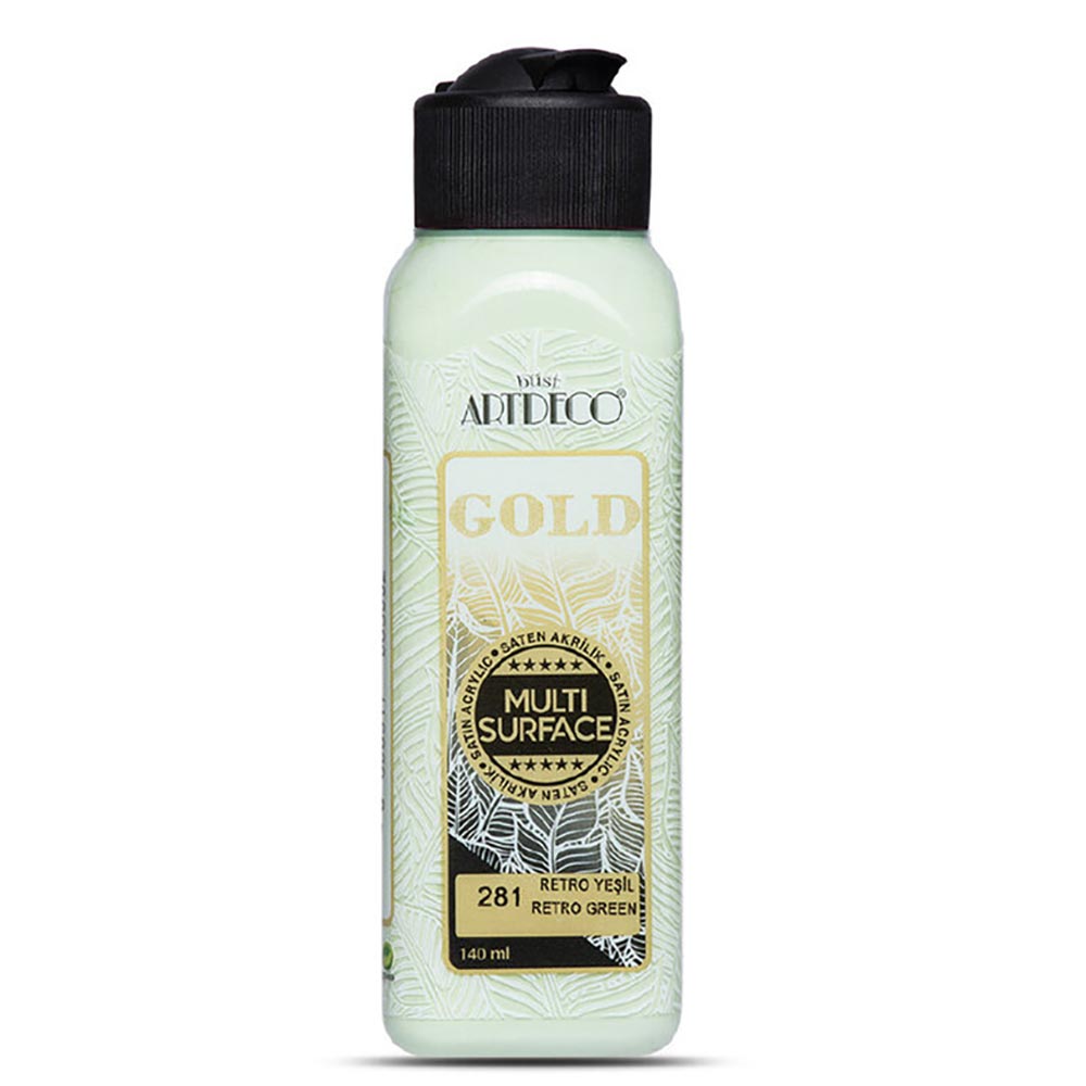 Artdeco Gold Multi-Surface Akrilik Boya 140ml Retro Yeşil 281