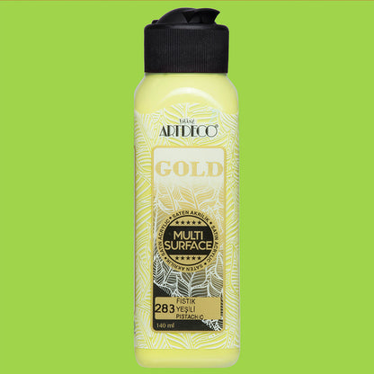 Artdeco Gold Multi-Surface Akrilik Boya 140ml Fıstık Yeşili 283