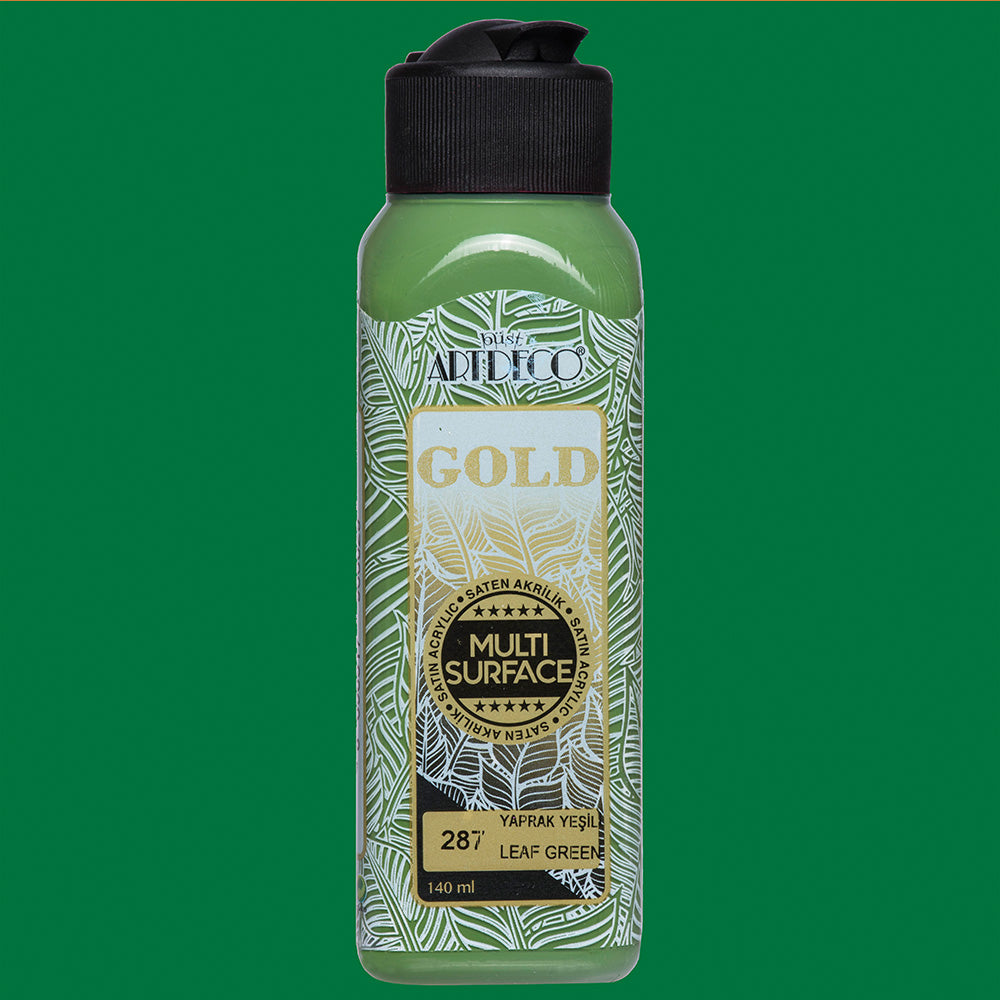 Artdeco Gold Multi-Surface Akrilik Boya 140ml Yaprak Yeşili 287