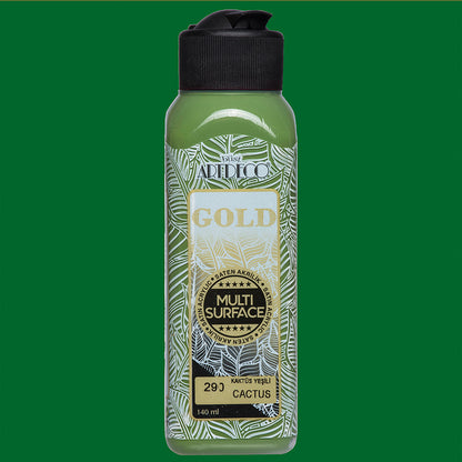 Artdeco Gold Multi-Surface Akrilik Boya 140ml Kaktüs Yeşili 290