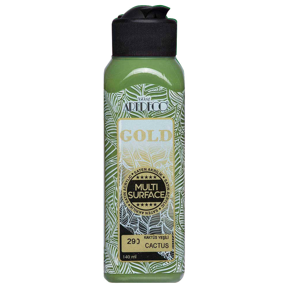 Artdeco Gold Multi-Surface Akrilik Boya 140ml Kaktüs Yeşili 290