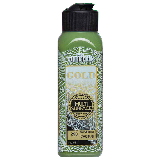 Artdeco Gold Multi-Surface Akrilik Boya 140ml Kaktüs Yeşili 290