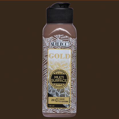 Artdeco Gold Multi-Surface Akrilik Boya 140ml Acı Kahve 293