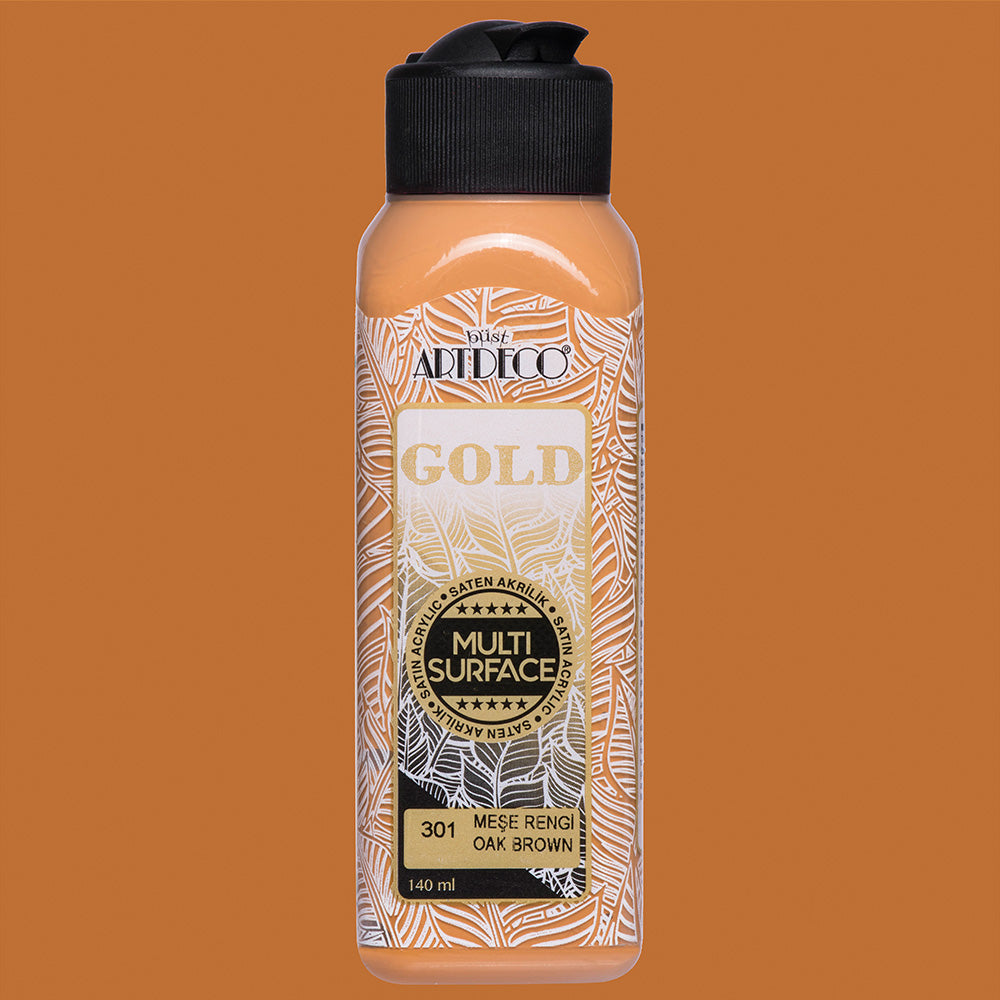Artdeco Gold Multi-Surface Akrilik Boya 140ml Meşe Rengi 301