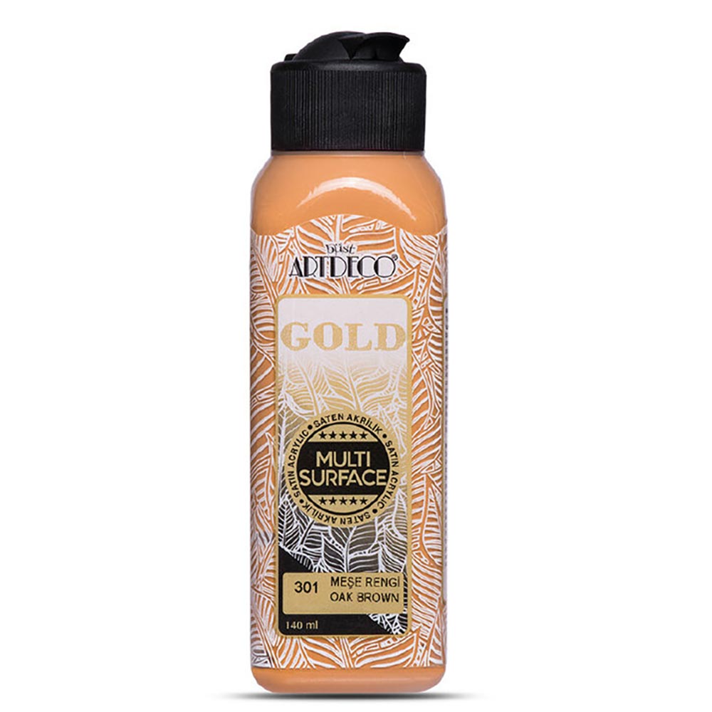 Artdeco Gold Multi-Surface Akrilik Boya 140ml Meşe Rengi 301
