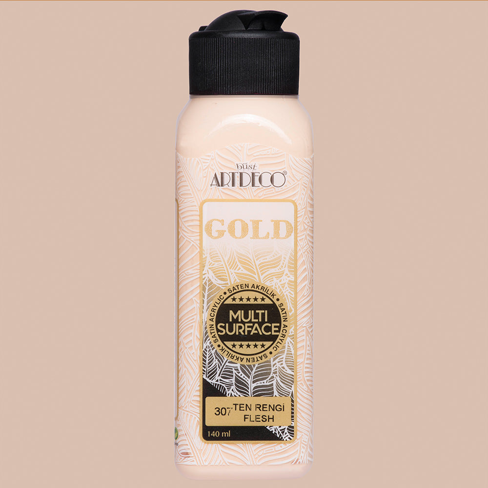 Artdeco Gold Multi-Surface Akrilik Boya 140ml Ten Rengi 307