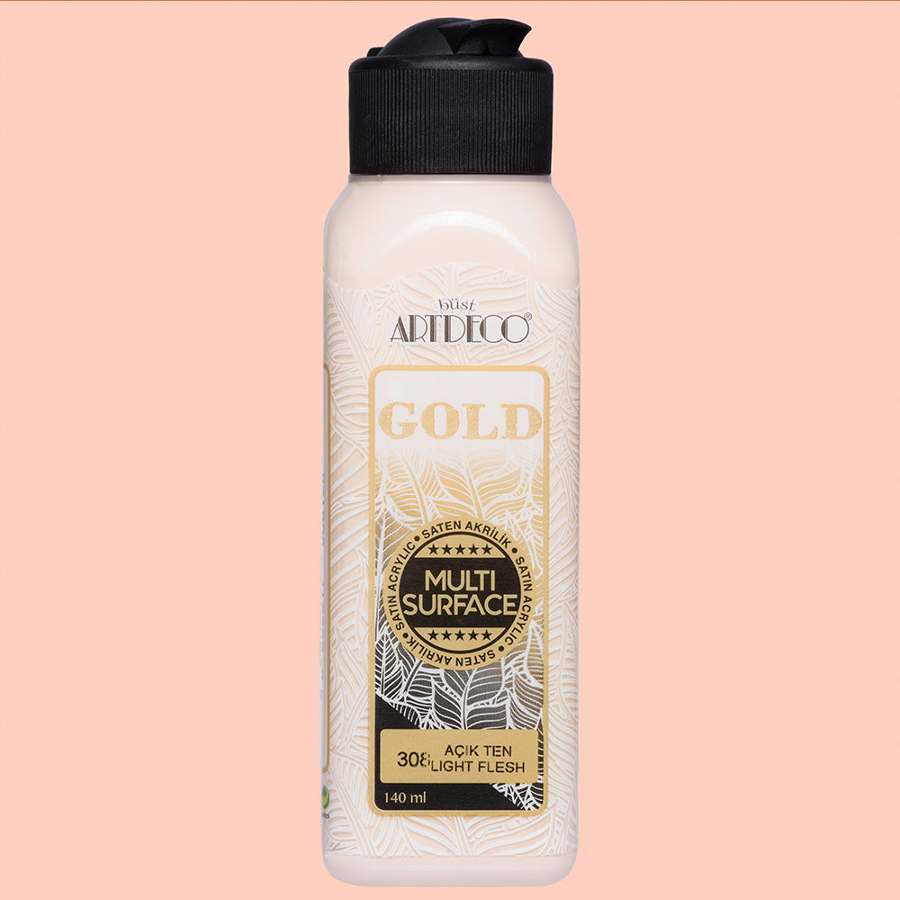 Artdeco Gold Multi-Surface Akrilik Boya 140ml Açık Ten 308