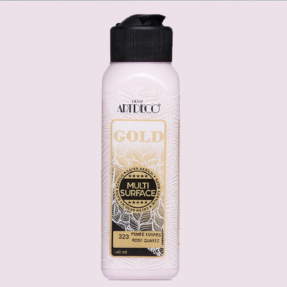 Artdeco Gold Multi-Surface Akrilik Boya 140ml Pembe Kuvars 323