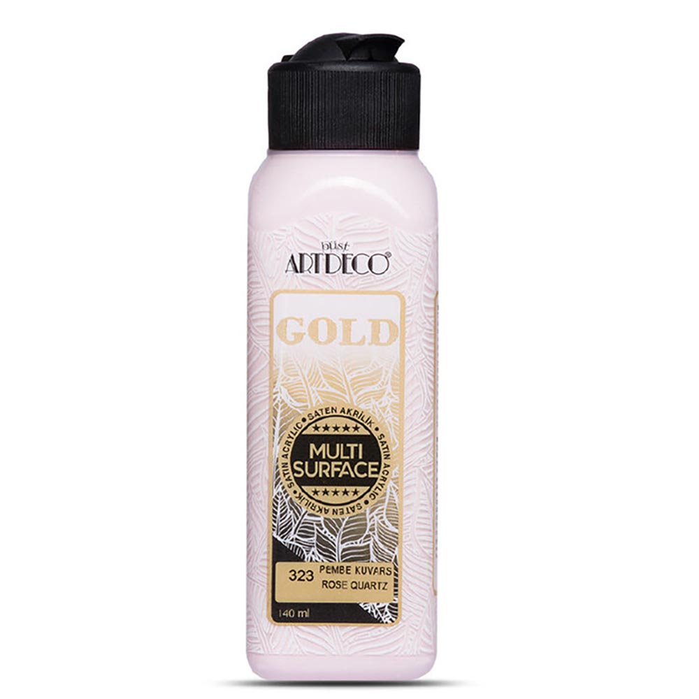 Artdeco Gold Multi-Surface Akrilik Boya 140ml Pembe Kuvars 323